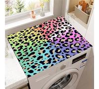 Highdi Textures Animales Housse de Protection pour Machine à Laver Top,Coussin de Machine à Laver Antidérapant Housse de Machine à Laver pour Machine à Laver Ou Sèche-Linge (Multicolore,30x40cm)