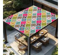 Highdi Voile d'ombrage Imperméable,Toile Ombrage Exterieur Protection UV,Voile d'Ombrage Rectangulaire Mode Moderne, Auvent de Terrasse Balcon Store avec Accessoires (Coloré 2,2,0x2,0m)