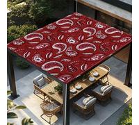 Highdi Voile d'ombrage Imperméable,Toile Ombrage Exterieur Protection UV,Voile d'Ombrage Rectangulaire Mode Moderne, Auvent de Terrasse Balcon Store avec Accessoires (Rouge,1,5x1,5m)