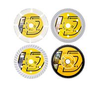 HIGHDRIL Disque à Tronçonner Diamant 75mm x Alésage 10mm - 4Pcs Carrelage Disque/Béton Disque/Bois Disque/Acier Disque pour Carrelage Béton Maçonnerie Bois Plastique Métal mou Découpe