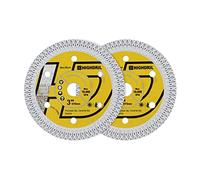 HIGHDRIL Disque Diamant Carrelage 75mm - 2pcs Disques à Tronçonner pour Céramique Porcelaine Carreaux Marbre Granit Pierre artificielle