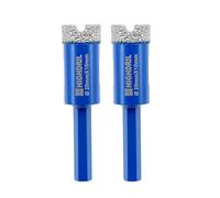 HIGHDRIL Foret diamanté pour carrelage - 2 pièces 20mm Scie à trou diamantée pour porcelaine, céramique, granit et marbre avec queue hexagonale fixée sur une perceuse électrique