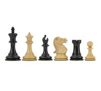 Highgrove Series Pièces d'échecs Staunton en ébène - 7,6 cm