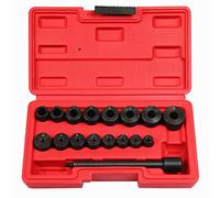 Highking Tool Kit d'alignement d'embrayage universel de 17 pièces, trou pilote de volant d'inertie et outil d'alignement de plaque d'entraînement d'embrayage