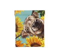 Highl et Vache aux tournesols, Sac de Rangement pour Femmes, Portefeuille supérieur à Presser, Petit Porte-Monnaie, Pochette de Changement