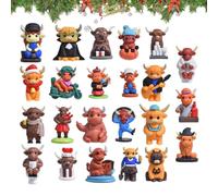 Highland Cow - 2026 Christmas 3D Box | Festive Countdown Se