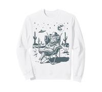 Highland Cow Cowboy, mème drôle, UFO Western Sweatshirt