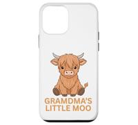 Highland Cow Grandma's Little MOO Cowgirl écossaise Amusante Coque pour iPhone 12 Mini
