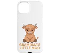 Highland Cow Grandma's Little MOO Cowgirl écossaise Amusante Coque pour iPhone 15 Plus