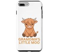 Highland Cow Grandma's Little MOO Cowgirl écossaise Amusante Coque pour iPhone 7 Plus/8 Plus