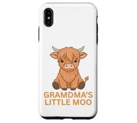 Highland Cow Grandma's Little MOO Cowgirl écossaise Amusante Coque pour iPhone XS Max