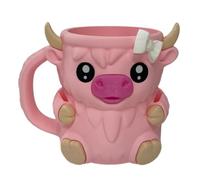 Highland Cow Porte-pinte de glace pour Ben et Jerry avec poignée, cadeau Ferdinand The Bull Lover, acier inoxydable