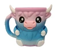 Highland Cow Porte-pinte de glace pour Ben et Jerry avec poignée, cadeau Ferdinand The Bull Lover, acier inoxydable