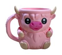 Highland Cow Porte-pinte de glace pour Ben et Jerry avec poignée, cadeau Ferdinand The Bull Lover, acier inoxydable