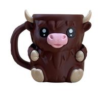 Highland Cow Porte-pinte de glace pour Ben et Jerry avec poignée, cadeau Ferdinand The Bull Lover, acier inoxydable
