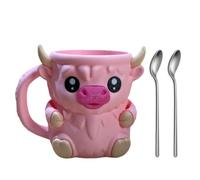 Highland Cow Porte-pinte de glace pour Ben et Jerry avec poignée, cadeau Ferdinand The Bull Lover, acier inoxydable