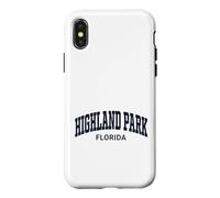 Highland Park Florida Retro Coque pour iPhone X/XS
