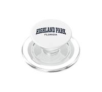 Highland Park Florida Retro PopSockets PopGrip pour MagSafe