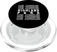 Highland Park Los Angeles LA CA pour Homme et Femme. PopSockets PopGrip pour MagSafe