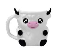 Highland Porte-pinte à crème glacée, motif vache Highland, tasse à dessert congélateur, impression 3D, 16 x 11 x 12 cm, néoprène isolé, réutilisable, pour fêtes d'été, soirées cinéma et plus encore