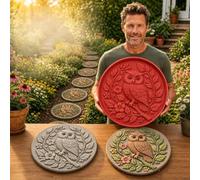 Highland Vache Moule en béton réutilisable 40 cm | Silicone flexible, pour ciment et plâtre, décoration de chemin de jardin, projet de jardin, relief détaillé