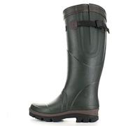 Highlander Bottes Moorland pour homme, étanches, en caoutchouc et Néoprène, style Wellington, Homme, vert olive, UK Size 9 (EU 43, US 7)