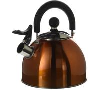 HIGHLANDER 2L INOX LUXE LÉGER SIFFLEMENT CAMPING BOUILLOIRE ORANGE
