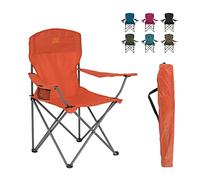 Highlander Chaise de Camping - Chaise Pliante compacte et légère, 2,2 kg, Chaise Portable pour l'extérieur, Cadre en Acier Durable avec Support de Tasse
