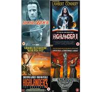 Highlander Complete Movie Anthology All Film [4 Discs] DVD Collection Boxset: Part 1, 2: Quickening , 3: Sorcerer , 4: End Game + Extras by Adrian Paul
