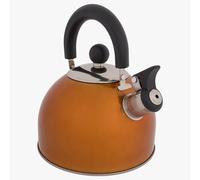 Highlander Deluxe Bouilloire De Camping Sifflante Orange 2 L Rapide