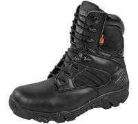 Highlander Echo Bottes Cuir Militaire Imperméable Hommes Chaussures Cordura Noir