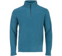 Highlander Ember Toison Quart De Zip Homme Manche Longue Col Montant Doux Petrol