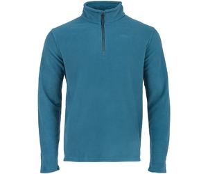 Highlander Ember Toison Quart De Zip Homme Manche Longue Col Montant Doux Petrol