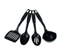 HIGHLANDER Ensemble d'ustensiles de Cuisine pour Camping 4 pièces composé d'une louche d'une spatule et de 2 cuillères