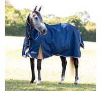Highlander Plus - Couverture de cheval légère à col combo ER1628 (183cm) (Bleu marine)