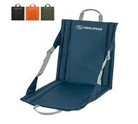 Highlander Outdoor Siège d'extérieur pliable SM026-BL Portable Léger Camping Bleu TU 40x38x40cm