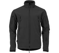 Highlander Tactical Soft Shell Hommes Manteau Chaud Imperméable À Capuche Noir