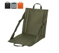 Highlander Tapis de siège Pliable pour l'extérieur - Siège de Stade léger et rembourré Portable, idéal pour Les promenades, Les Pique-niques, Le Camping, la randonnée ou Les Festivals (Vert Olive)