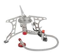Highlander Triplex Poêle Compact Extérieur Portable Randonnée Piézo Metallic