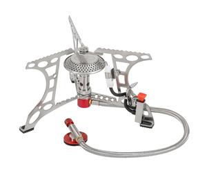 Highlander Triplex Poêle Compact Extérieur Portable Randonnée Piézo Metallic
