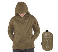 Highlander Veste imperméable Stow & Go Packaway pour homme - Protection imperméable ultime, légère et respirante, parfaite pour le quotidien et les aventures en plein air, Ranger - Vert, 3XL