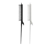 Highlight Clip Peigne Teasing Peigne Tissage Peignes pour mettre en évidence la section de teinture de cheveux polyvalente Peigne à queue de rat Brosse Outils de coiffure pour