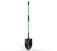 HIGHLIGHT Pelle de jardin de 142,2 cm, pelle ronde pour creuser, outil de jardin avec poignée en D, longueur totale de 142,2 cm, pour jardin, plage, voiture, neige, poignée en fibre de verre