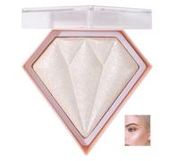 Highlight Powder Palette, Highlighting, Trimming & Blush 3 Uses Shimmer Powder, Nose Shadow Finishing Stereo Highlighting Powder, Brightening Clear Non Flying For All Skin Tones 8g (01#)