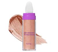 Highlight Powder - Patting Glitter Makeup for Face & Body, 9g Hydrating Long Lasting Waterproof Formula, Adds Radiance Hair, and Skin, Cosmetic Product, Highlighter Accessory for All Skin Types