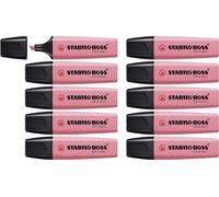 Highlighter - STABILO BOSS ORIGINAL Pastel - Pack of 10 - Cherry Blossom Pink