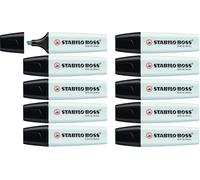 Highlighter - STABILO BOSS ORIGINAL Pastel - Pack of 10 - Touch of Turquoise