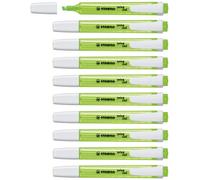 Highlighter - STABILO swing cool - Pack of 10 - Green