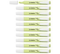 Highlighter - STABILO swing cool Pastel - Pack of 10 - Dash of Lime