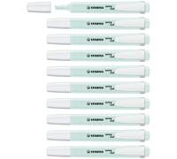 Highlighter - STABILO swing cool Pastel - Pack of 10 - Touch of Turquoise